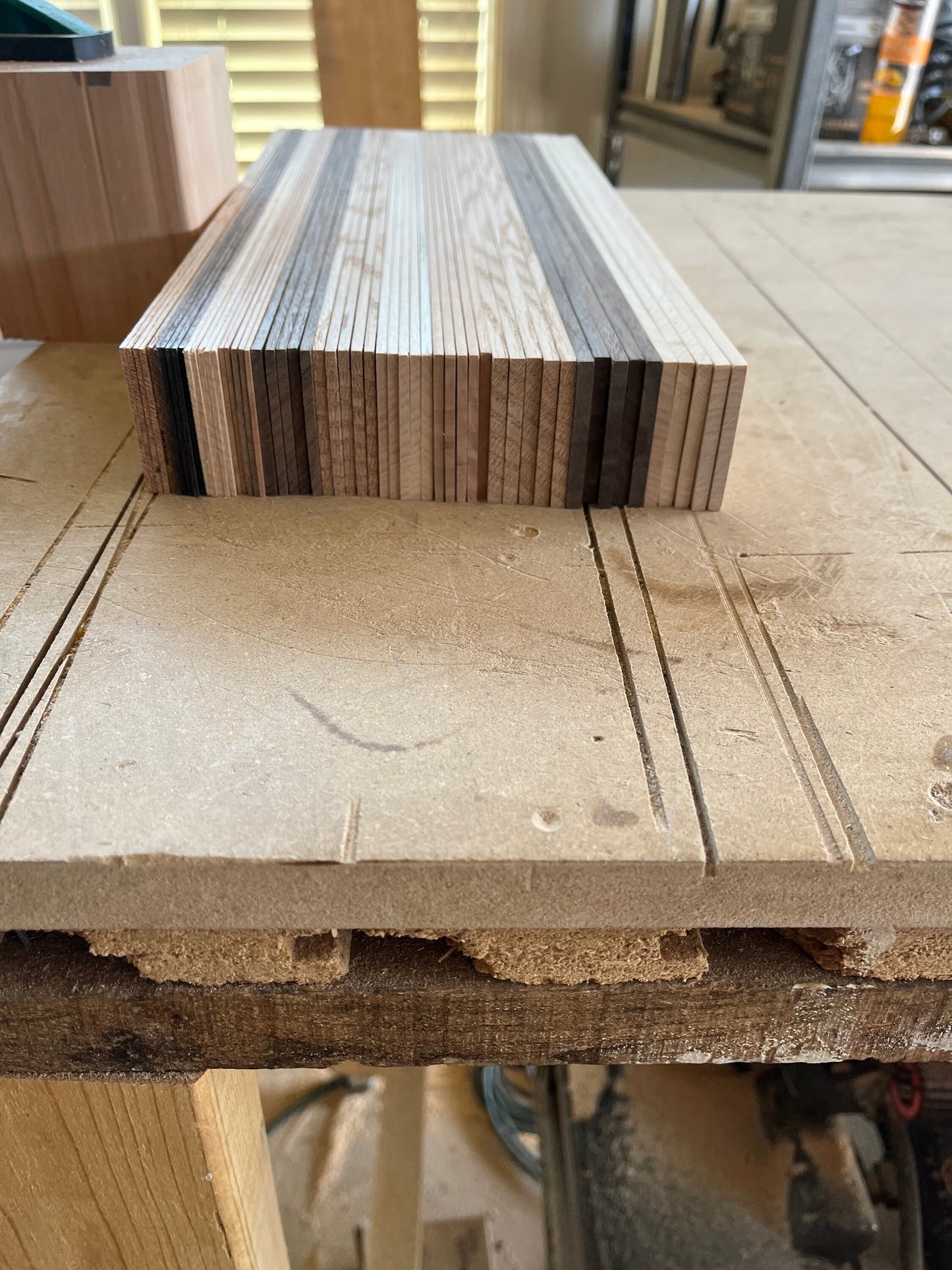 Thin Hardwood Strips